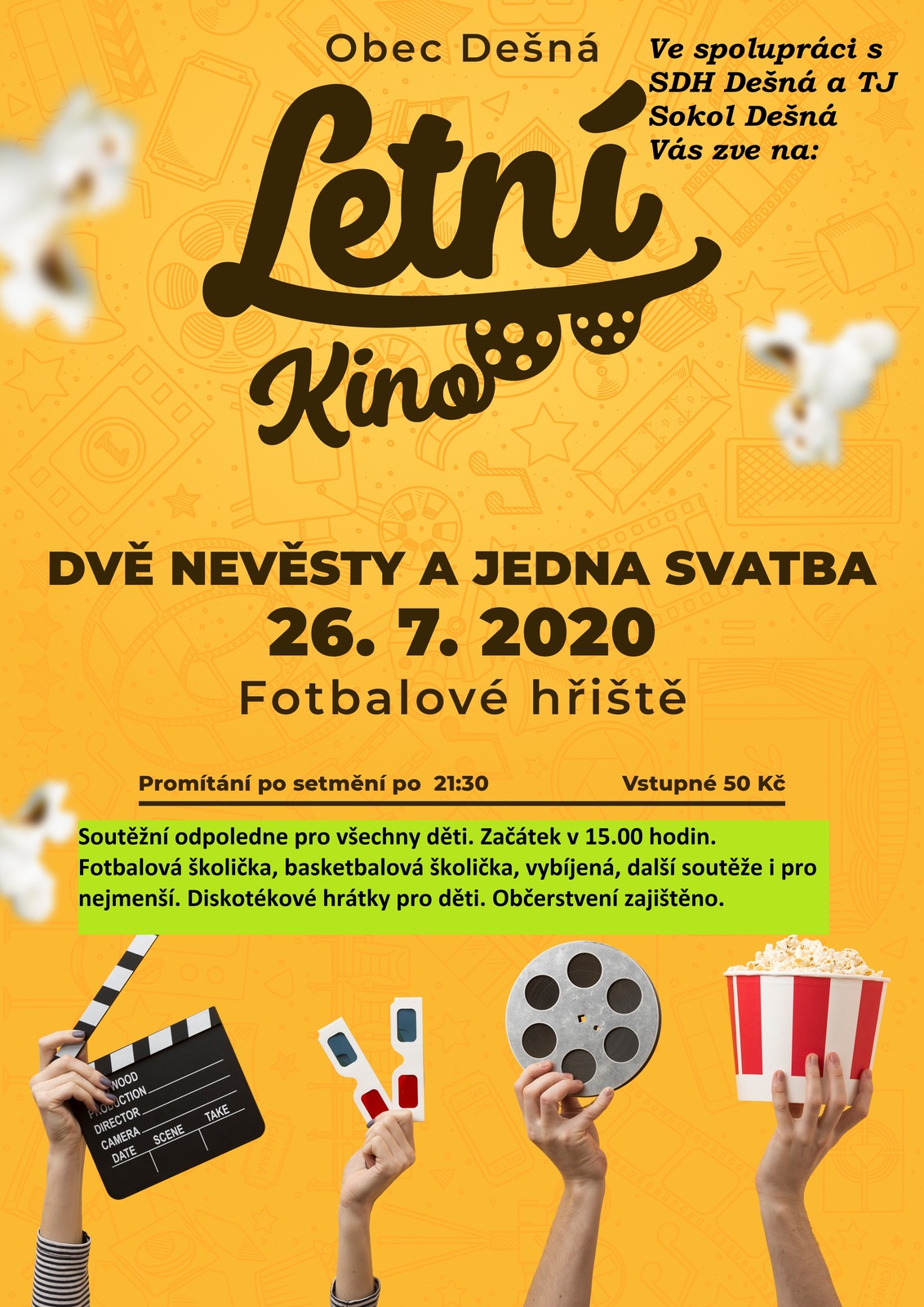 Letní kino a sportovní odpoledne